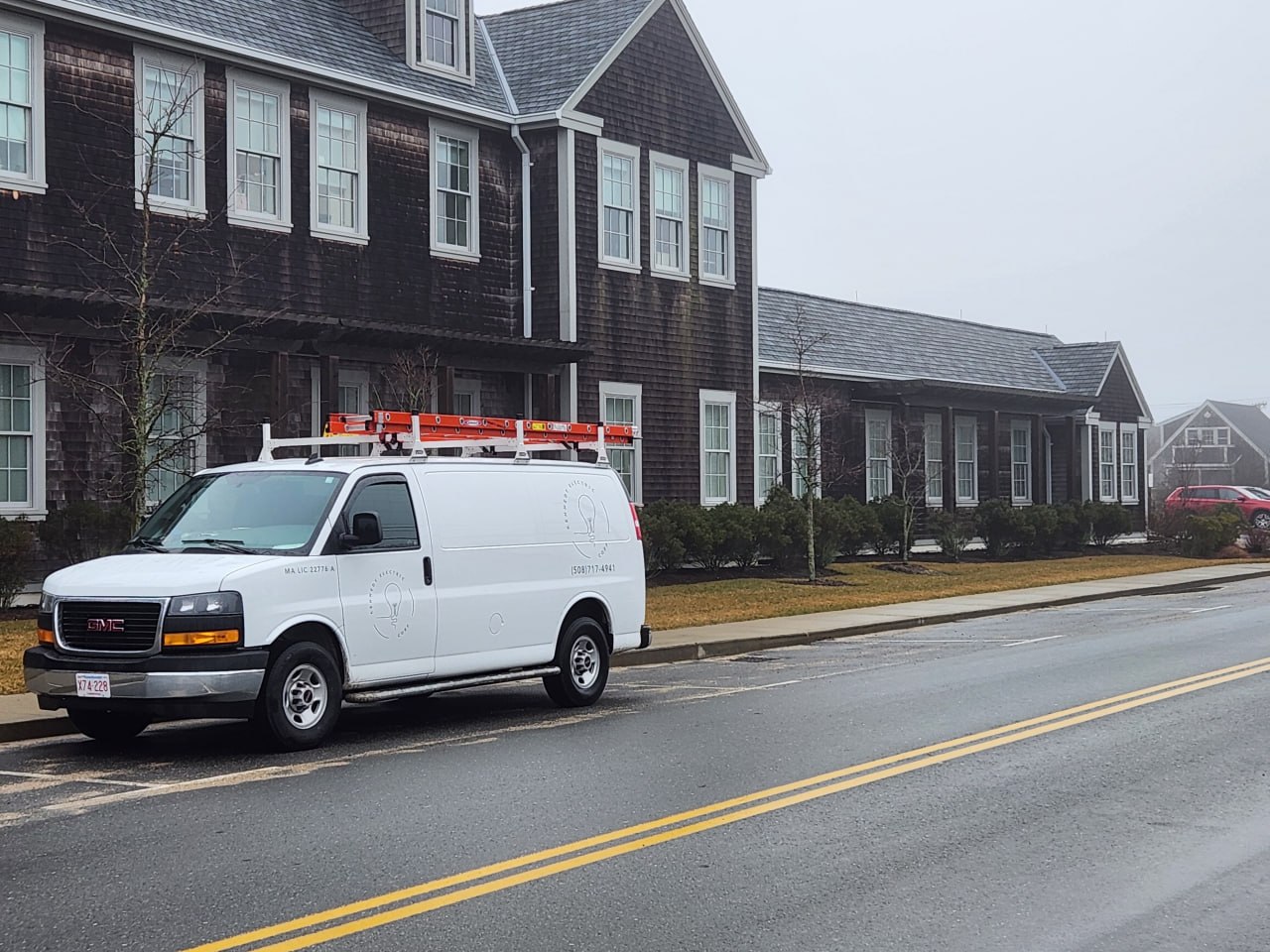 KEC van at the hospital entrance