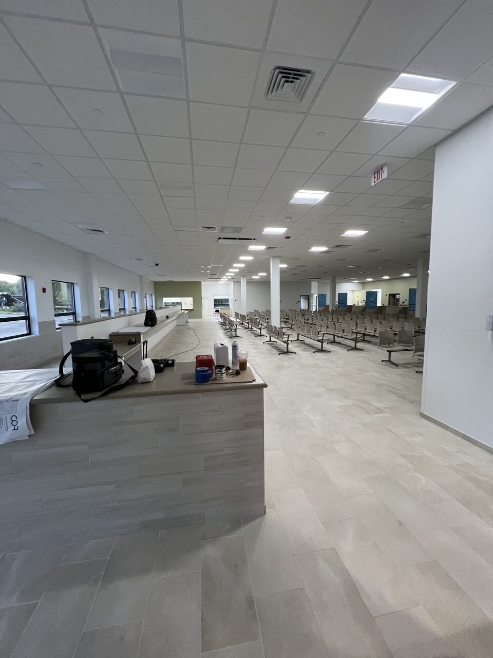 Commercial lighting close-up